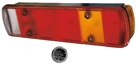 Depo 771-1902R-WE. Фонарь задний правый Scania