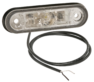 Schmitz 1021857. Фонарь стояночный белый  LED  с кабелем
