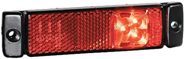 2TM008645061 Боковой красный маркировочный фонарь система HELLA