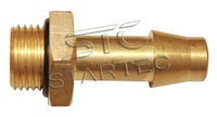 Startec INF11M1611. Соединитель трубки ПВХ,полиамид М16х1 5 11 удлиненный прямой латунь STARTEC