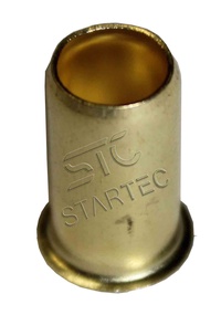 Startec INF.11.P10. Гильза трубки ПВХ d 10мм прямой латунь STARTEC