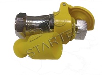 Startec INF10167. Евроразъем пневматический M16 с клапаном (желтый)