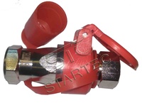 Startec INF10169R. Евроразъем пневматический M22 с клапаном (красный)