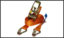 Intertruck. RS2-25-800-5-orange Ремень стяжной UVE, 0,4 0,8 тн, 5 метров, 25мм, оранжевый, арт RS2-25-800-5, , шт