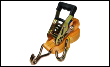 Intertruck. RS2-35-3000-6-ergo-orange Ремень стяжной UVE, 1,5 3,0 тн, 6 метров, 35мм, ERGO, оранжевый, , шт