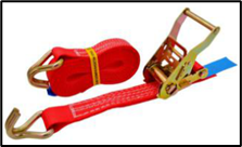 Intertruck. RS2-36-2500-4-red Ремень стяжной UVE, 1,0 2,0 тн, 4 метра, 35мм, красный, , шт