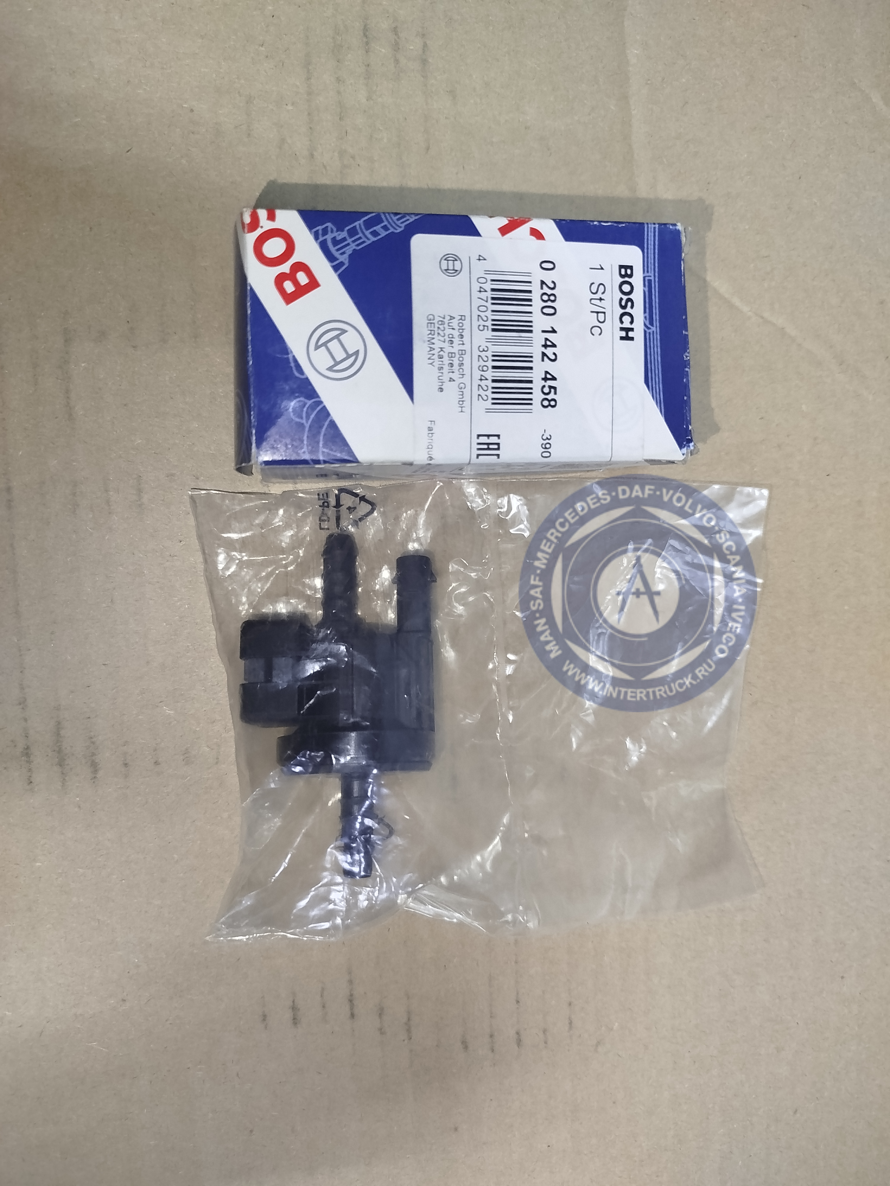 Bosch. 0280142458 BOSCH   Клапан вентиляции топливного бака_(0280142458)