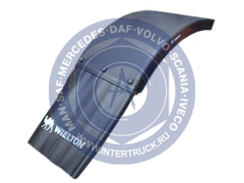 WIELTON. M18011706 Крыло четверть с брызговиком WIELTON M18011706